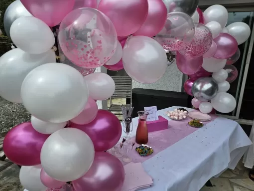 Décoration sur mesure pour un anniversaire à Bordeaux, Bassin d'Arcachon, Caprices de Candice